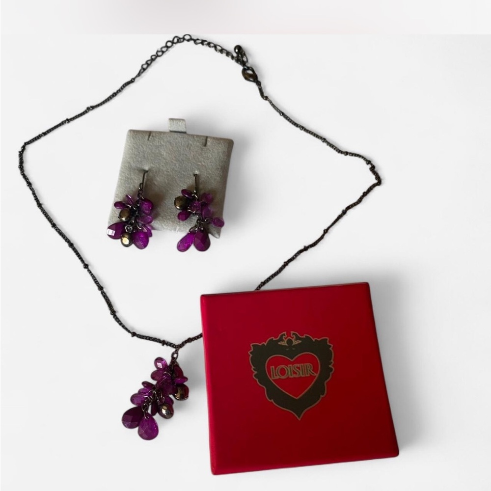 Purple Jewelry Set